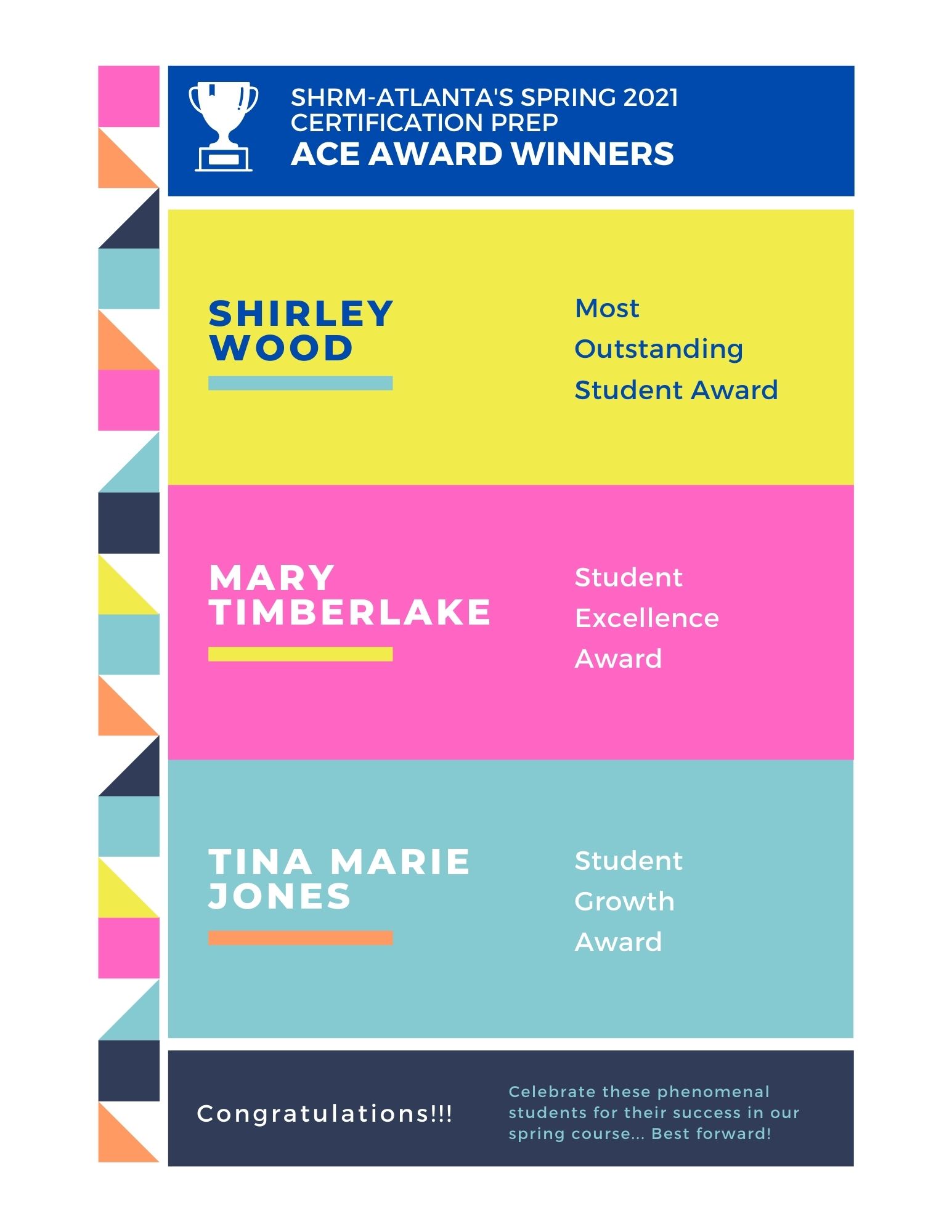 Congratulations to SHRMAtlanta’s Ace Award Winners! SHRMAtlanta Blog